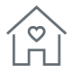 House with heart icon