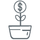 investment growth icon